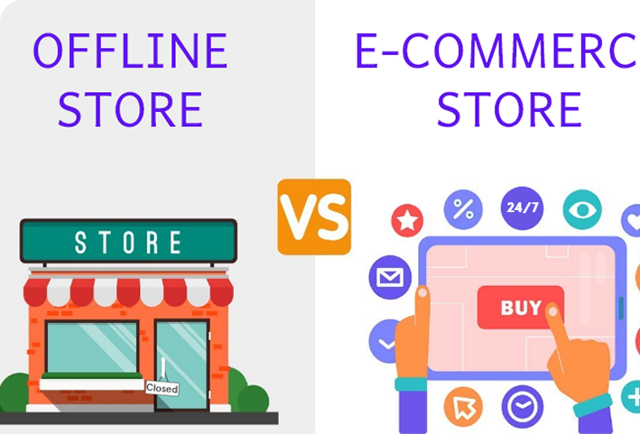 E-commerce vs Offline Store